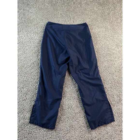 Toes On The Nose Pants Womens 3 Juniors Cropped Surfing Palm Tree Embroidered - Picture 11 of 13